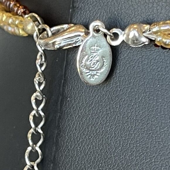 BEAUTIFUL PREMIER DESIGNS JEWELRY WITH YELLOW SEED BEADS (SOLANO) NECKLACE - Picture 5 of 5